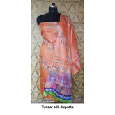 Tussar silk dupatta SILK ZONE